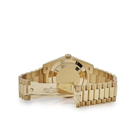 Rolex Day-Date 40 228398TBR Yellow Gold Onyx Baguette Diamond Dial Baguette Bezel - Image 13