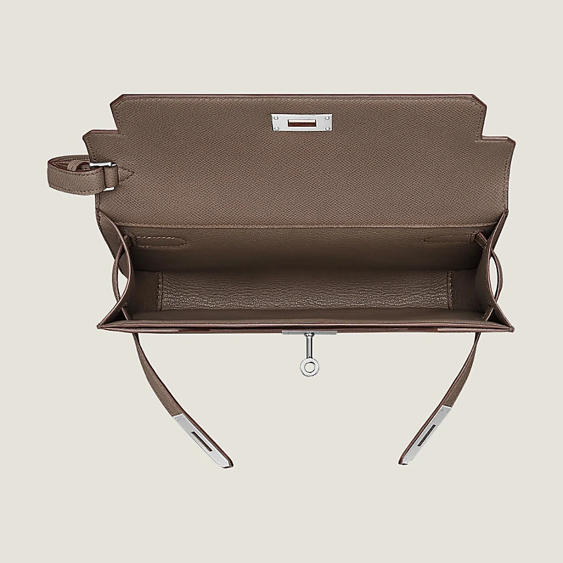 Hermes Kelly Depeches 25 Monochrome Pouch - Image 13