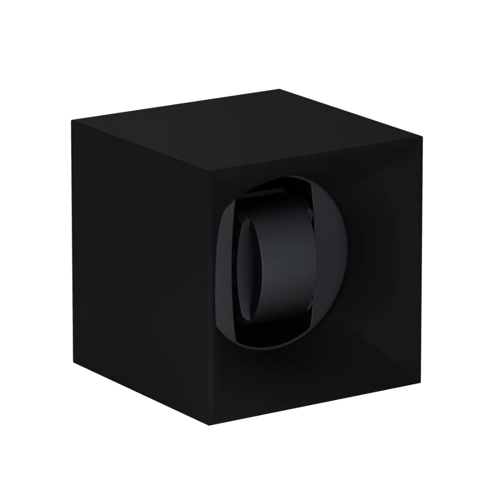 Swiss Kubik Startbox Black Soft Touch Single Watch Winder