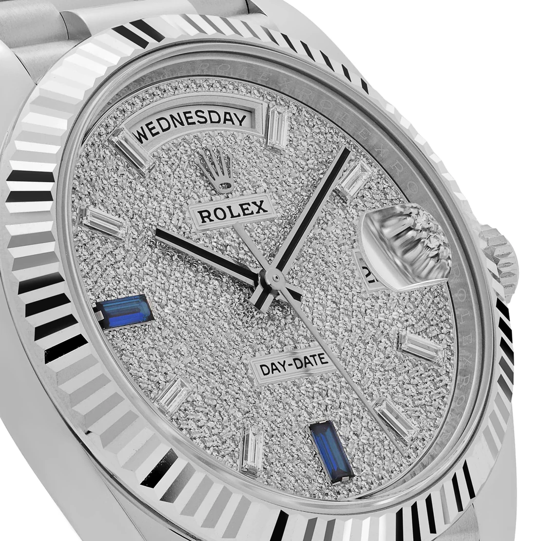 Rolex Day-Date 40 228236 Platinum Pavé Diamond Dial - Image 5